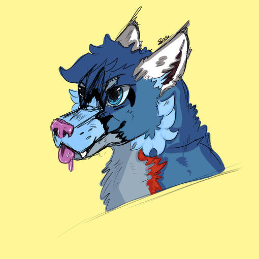 Coloured Sketch Headshot