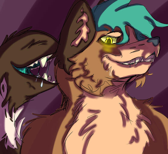 Coloured Sketch Bust